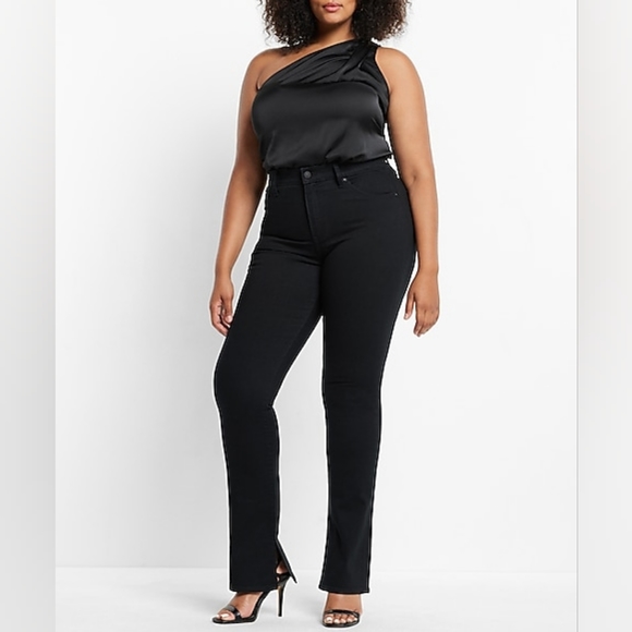 EXPRESS: Mid Rise Skyscraper Jeans - Picture 5 of 9